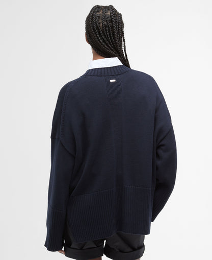 Birdie Knitted Jumper - Dark Navy