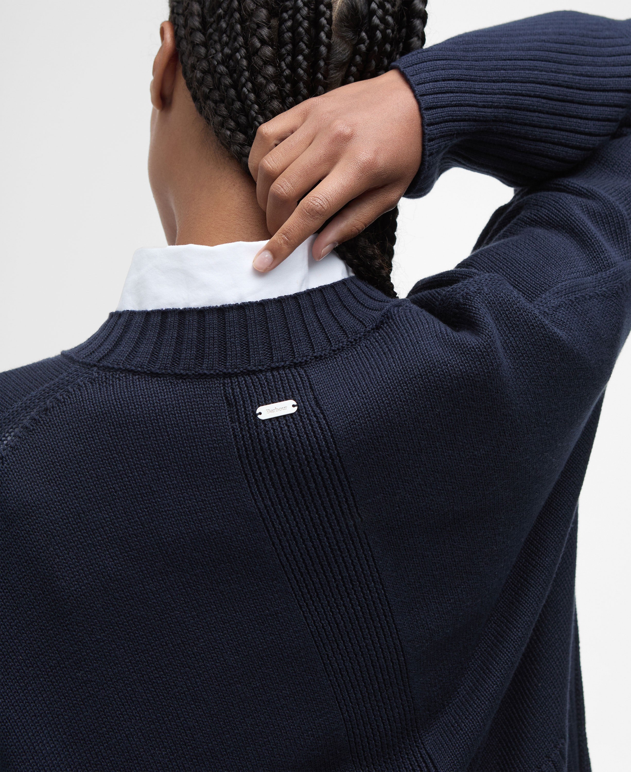 Birdie Knitted Jumper - Dark Navy