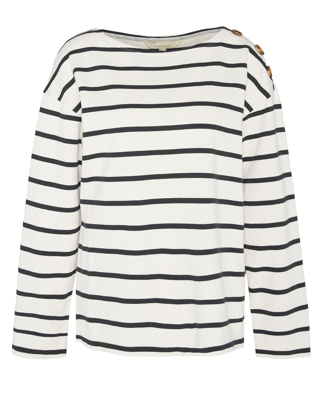 Caroline Sweatshirt - Antique White Stripe