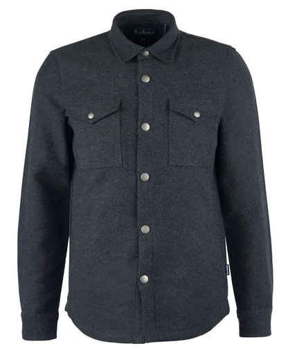 Carrbridge Tailored Overshirt - Smoke Marl