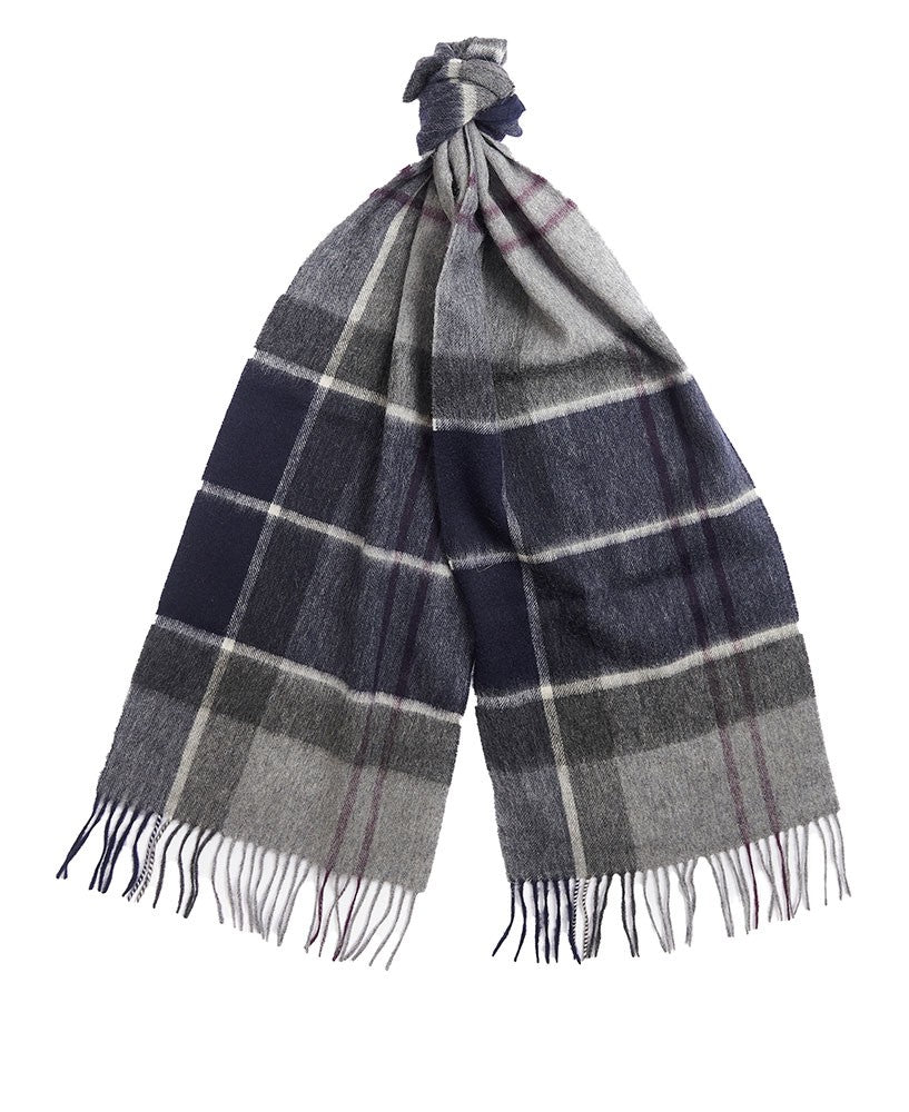 Carrbridge Tartan Scarf - Black Slate Tartan