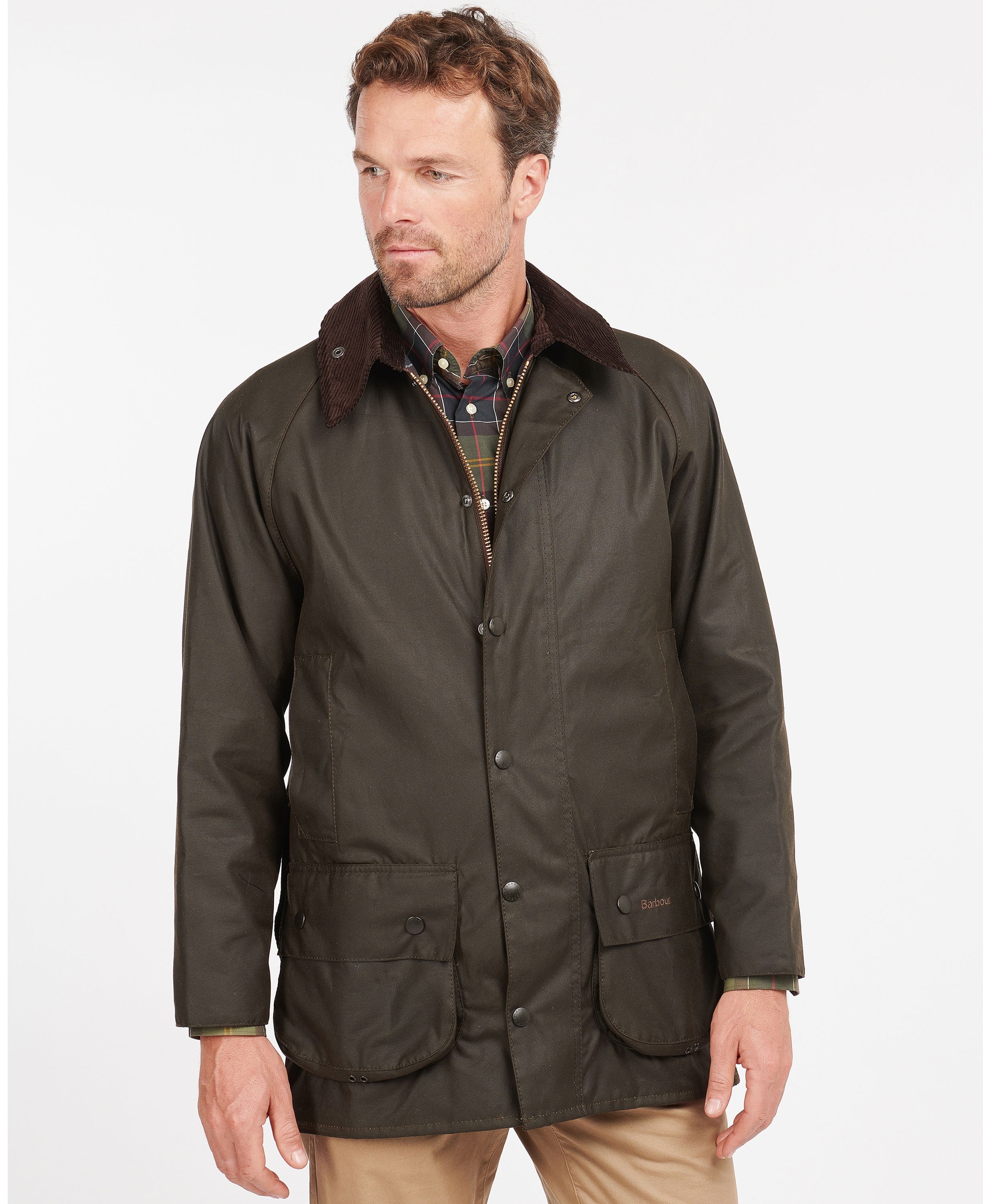 Classic Beaufort Wax Jacket - Olive