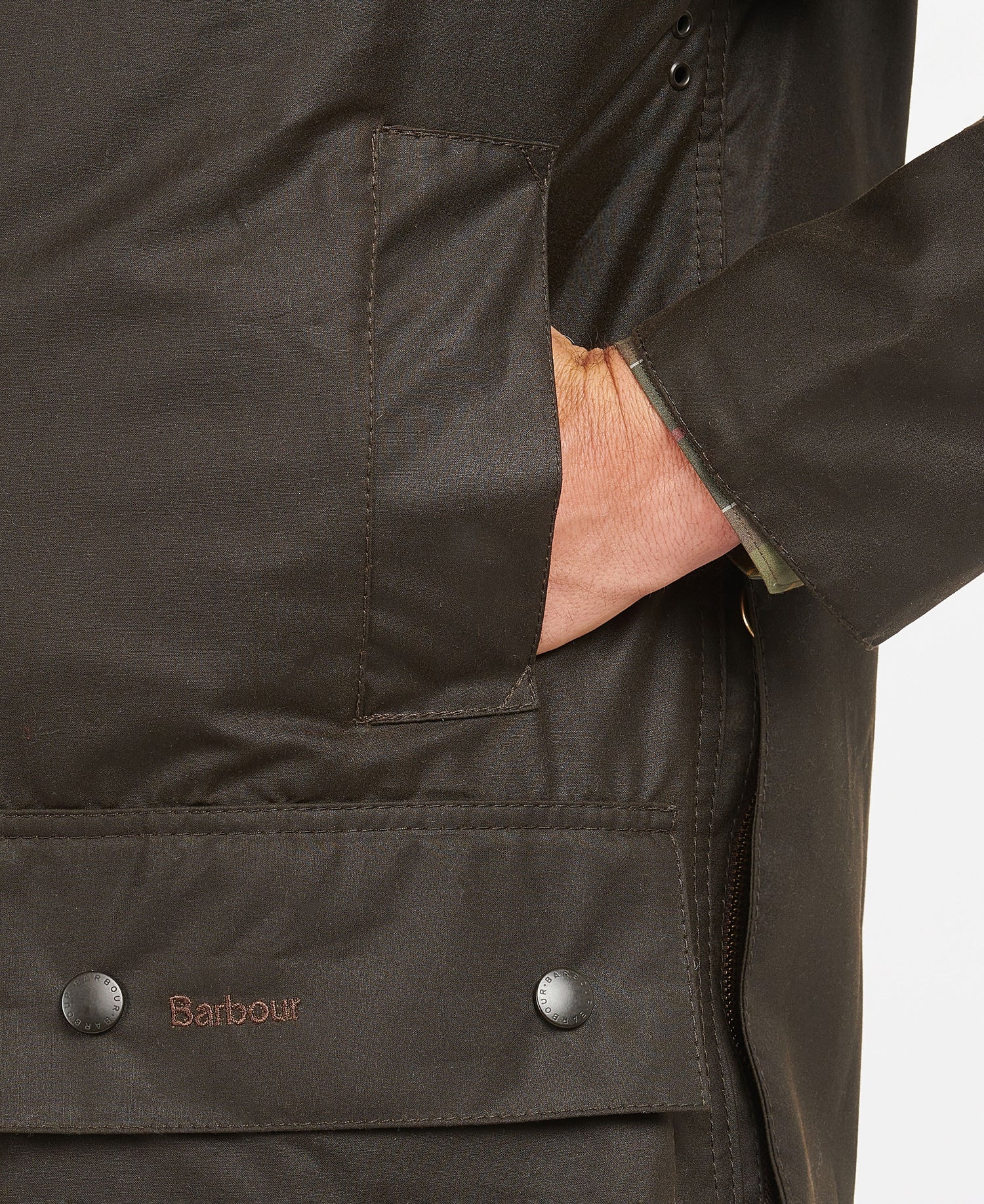 Classic Beaufort Wax Jacket - Olive