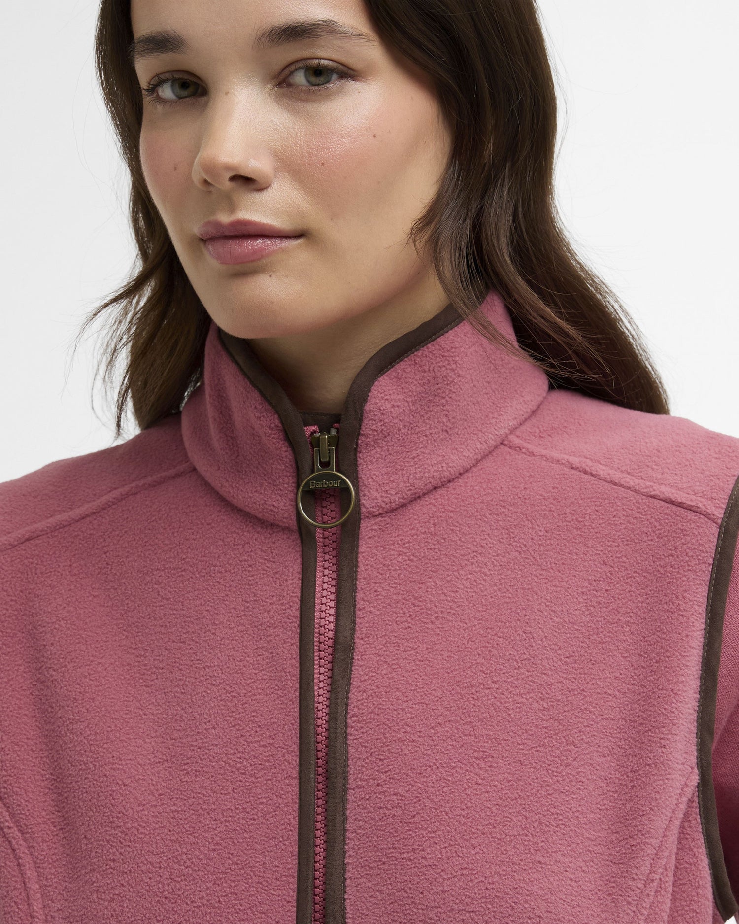 Country Colton Fleece Gilet - Wildberry