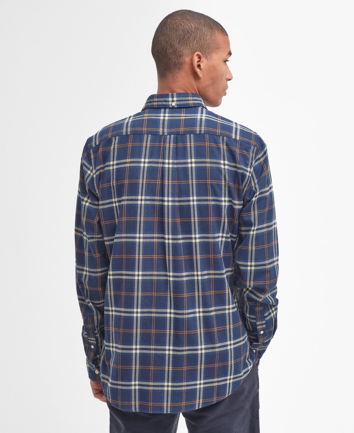 Crossfell Tailored Checked Shirt - Blue