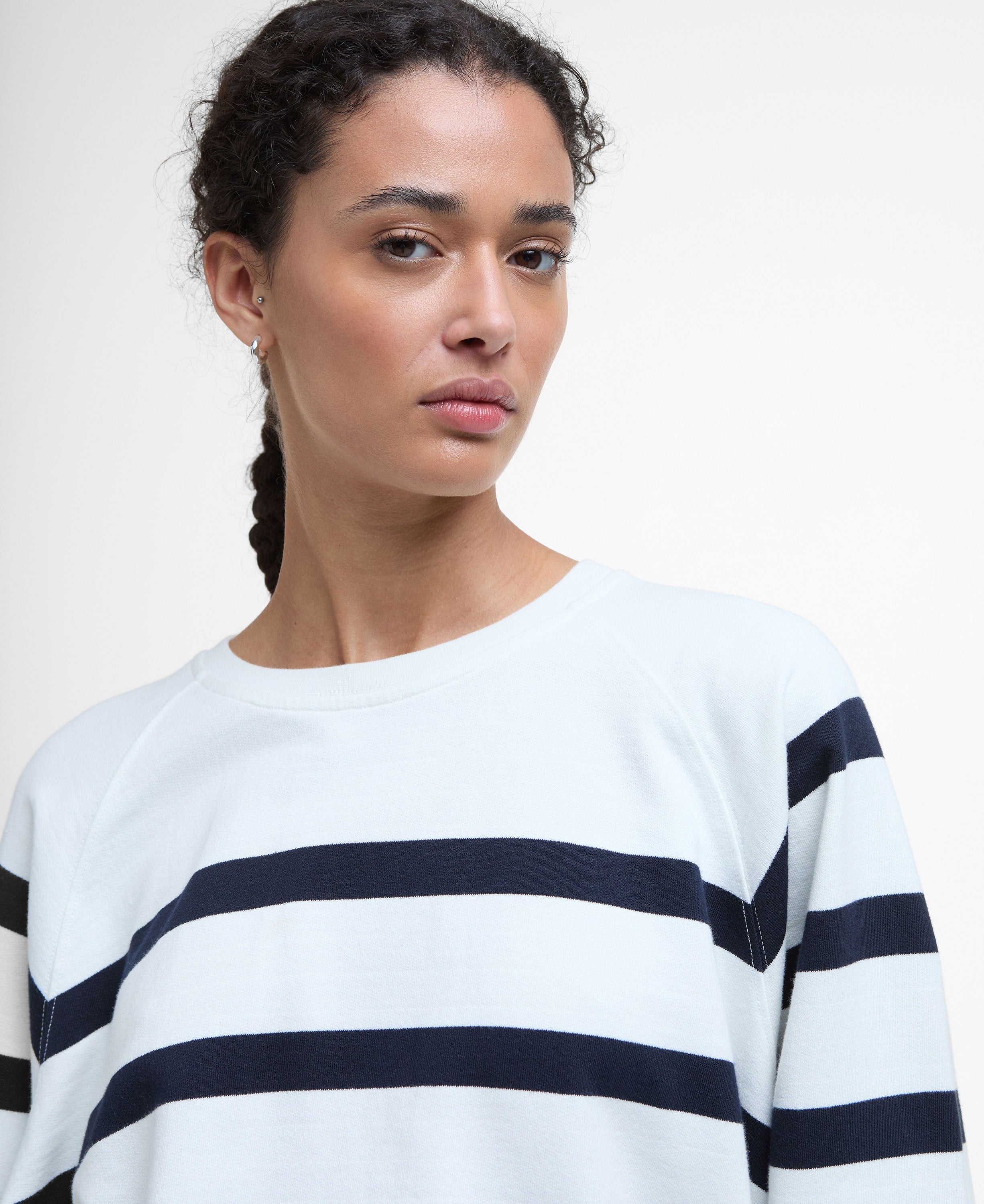 Delaney Sweatshirt - Cloud Stripe