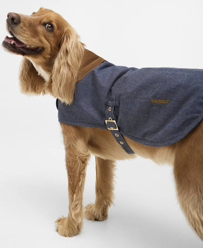 Denim Drywax Dog Coat - Indigo
