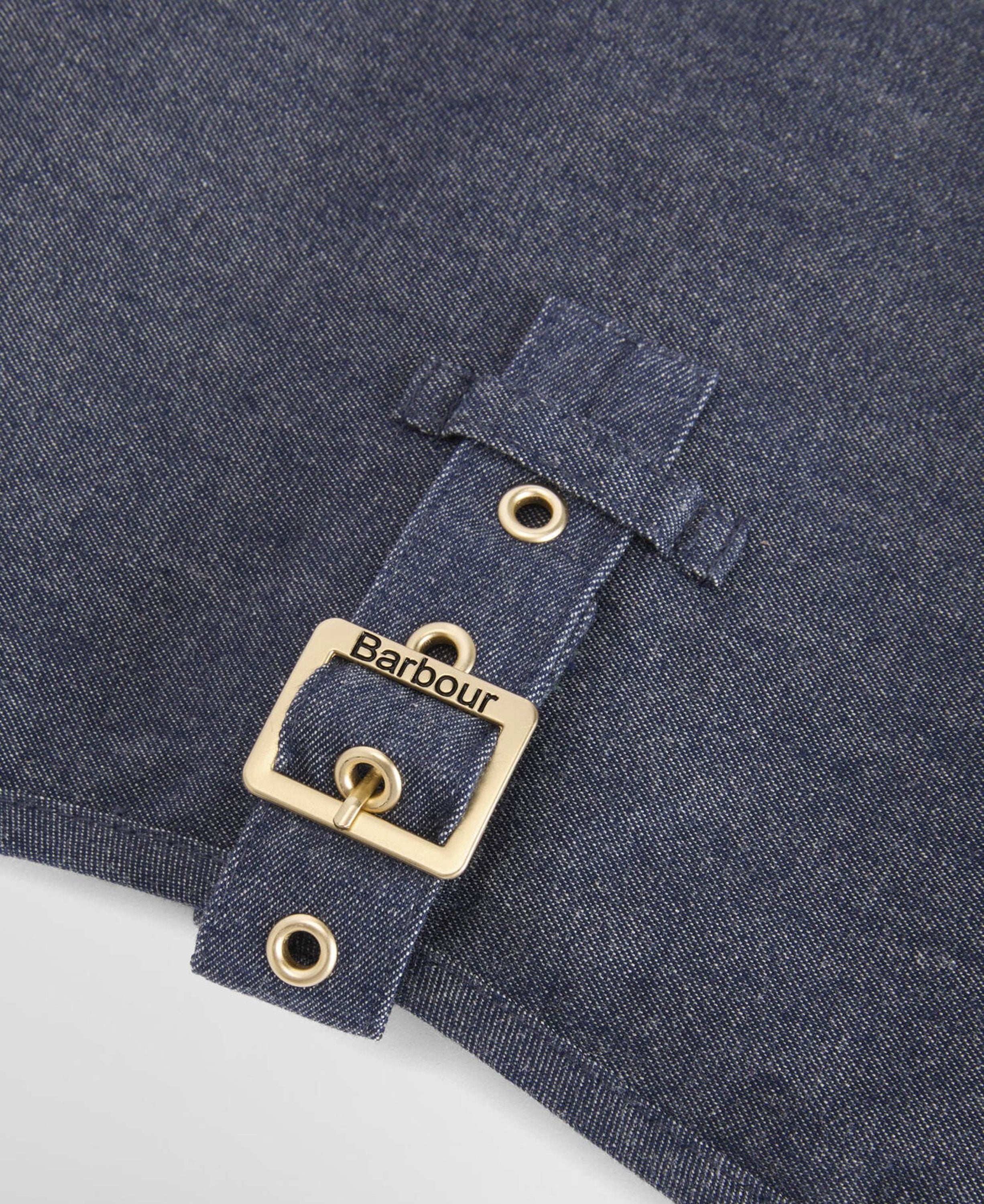 Denim Drywax Dog Coat - Indigo