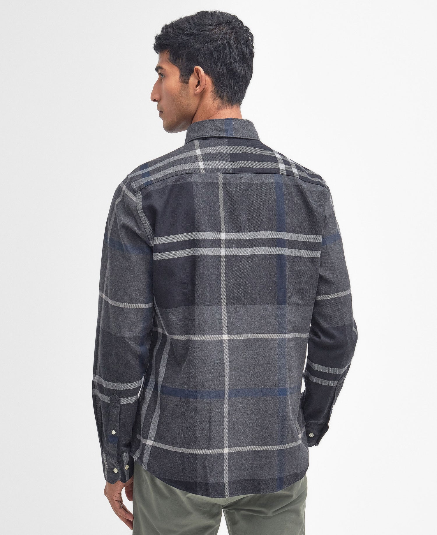 Dunoon Tailored Tartan Shirt - Graphite