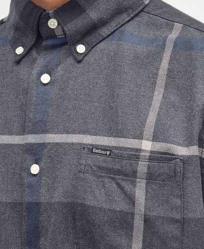 Dunoon Tailored Tartan Shirt - Graphite