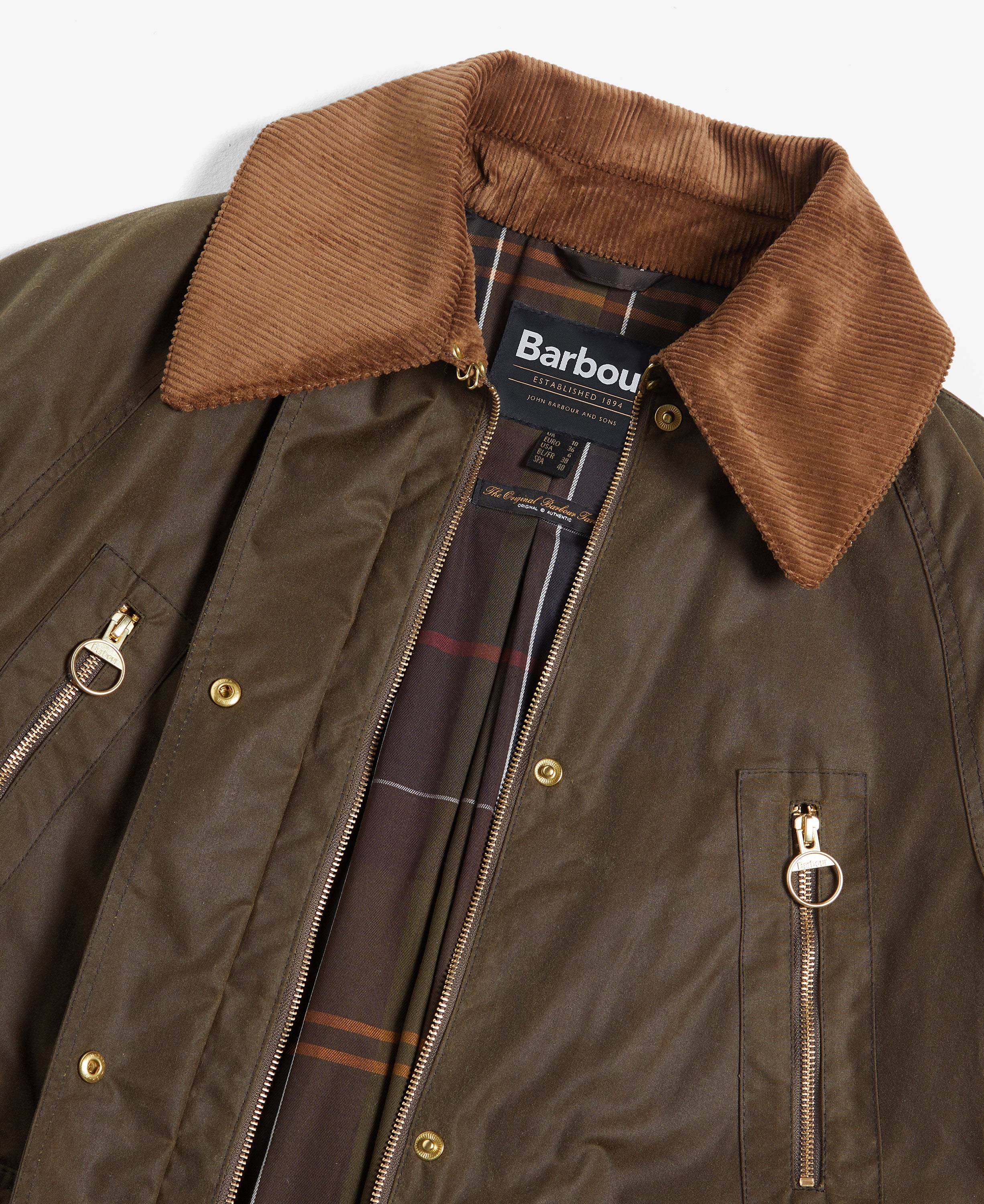 Ebberston Wax Jacket - Beech/Classic