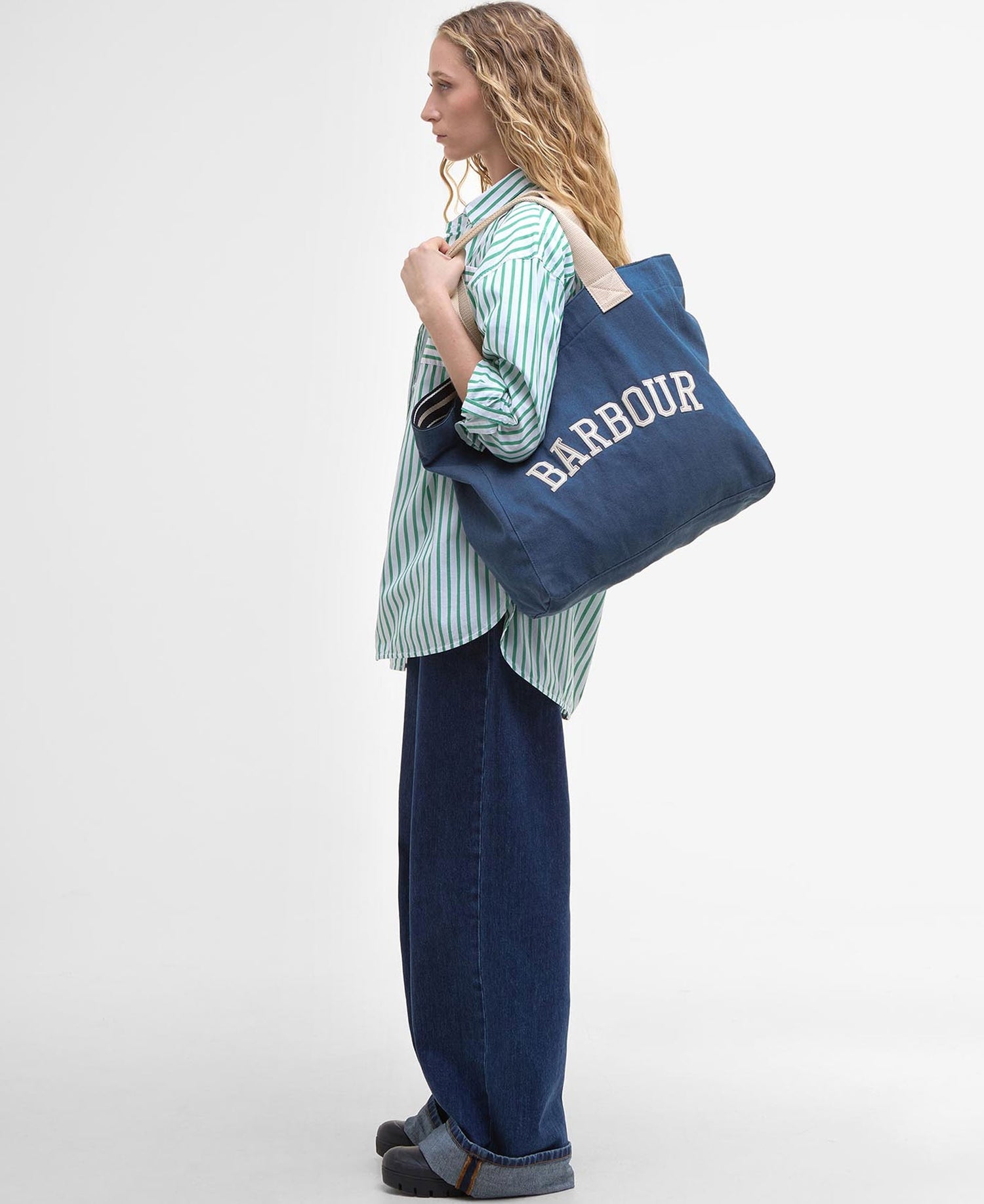 Emily Denim Tote Bag - Denim