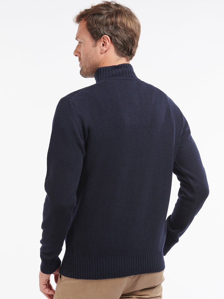 Essential Lambswool Half Zip Jumper - Navy