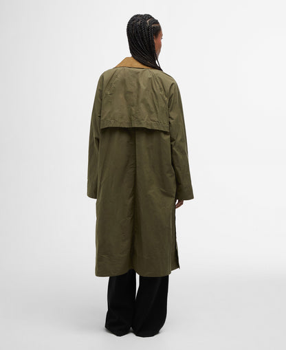 Ettie Showerproof Jacket - Dusky Green/Ancient Tartan