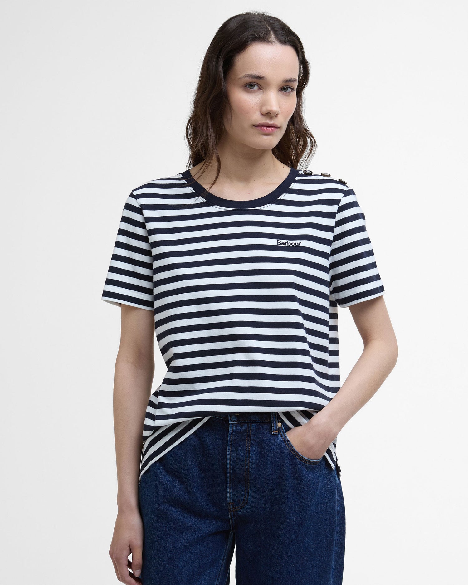 Ferryside Top - Navy
