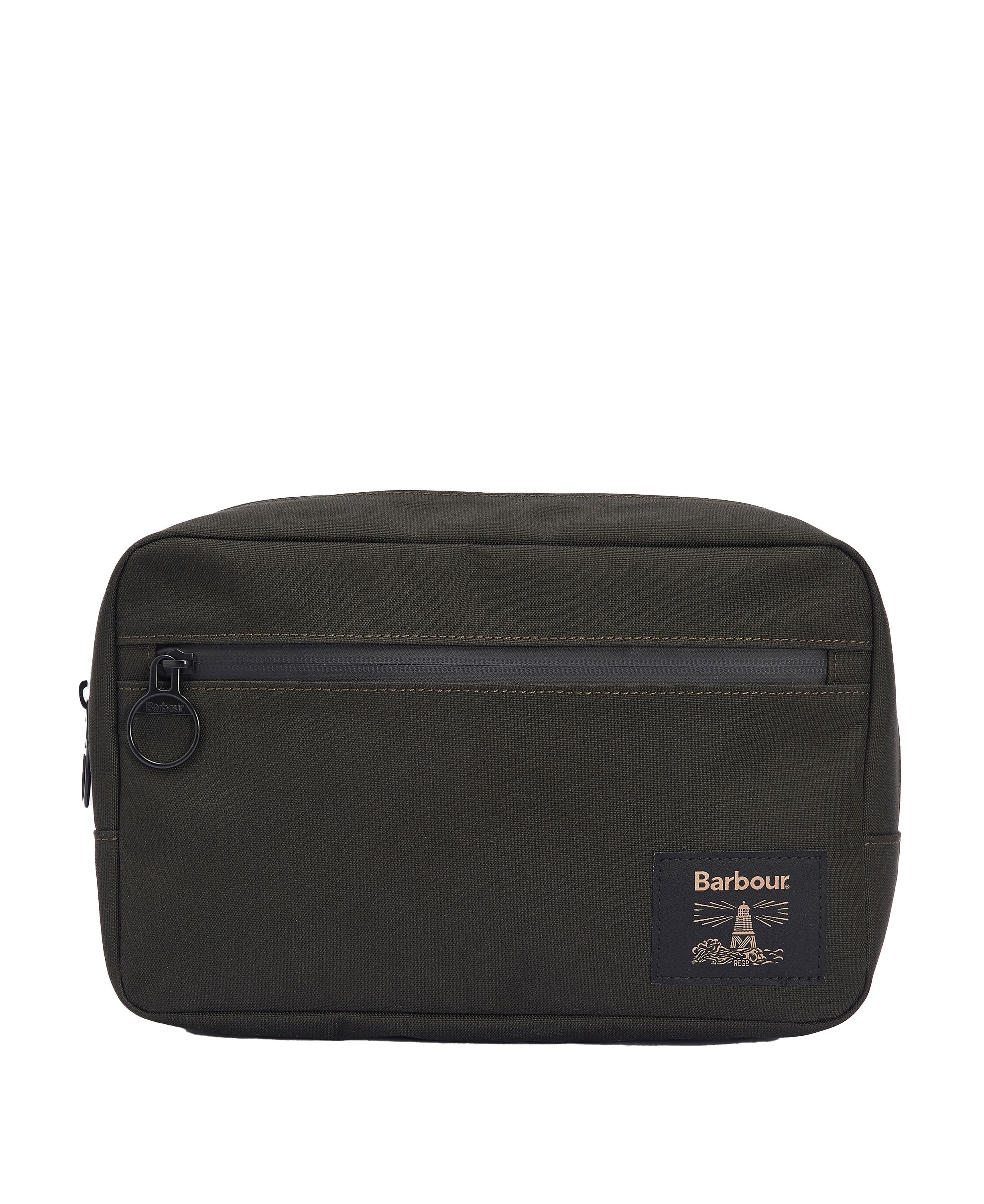 Field Canvas Washbag - Olive/Black