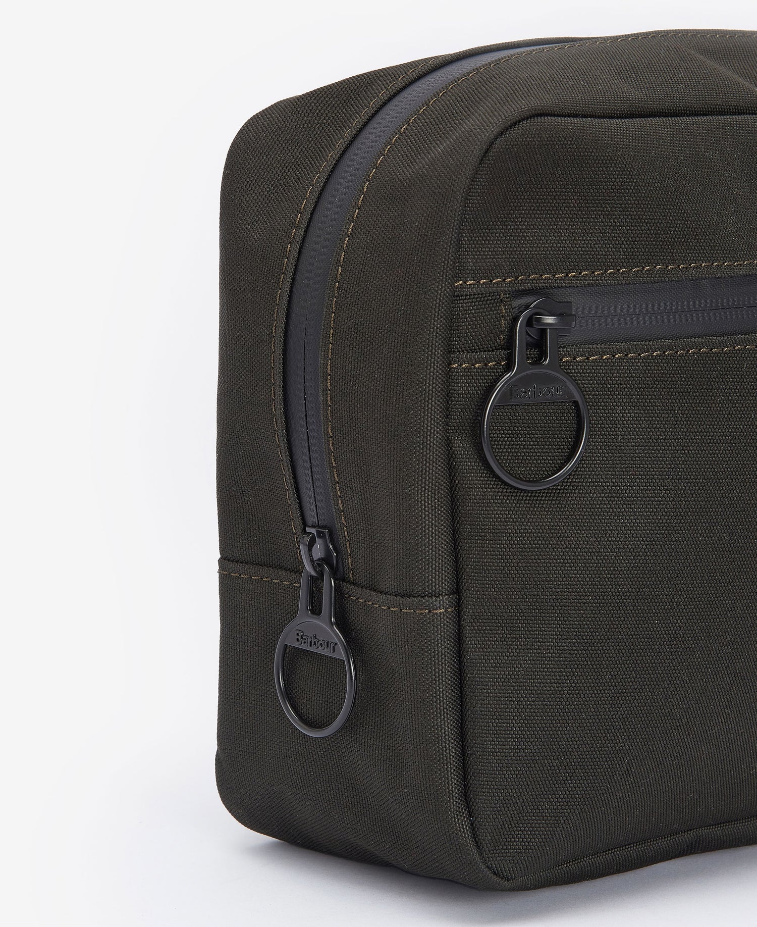 Field Canvas Washbag - Olive/Black