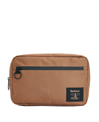 Field Canvas Washbag - Tan/Black