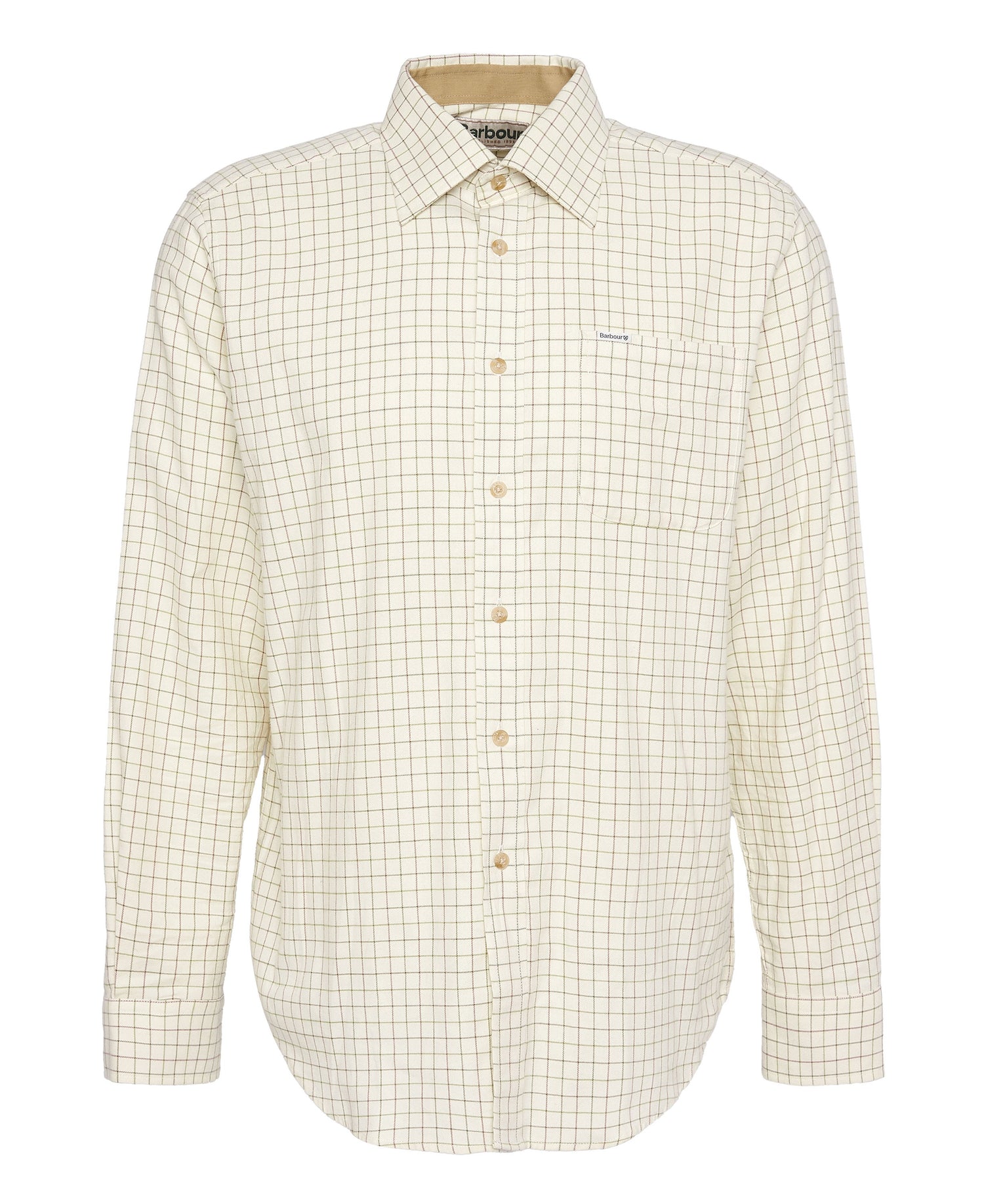 Field Tattersall Shirt - Green/Brown