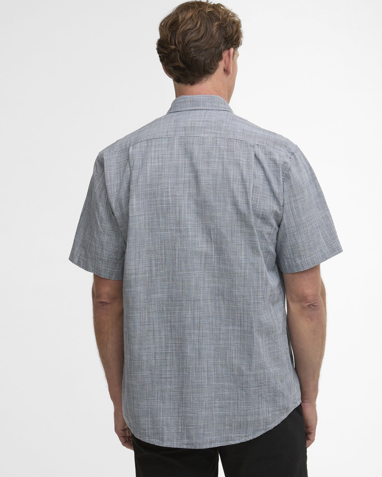 Fleming Linen Blend Regular Shirt - Navy