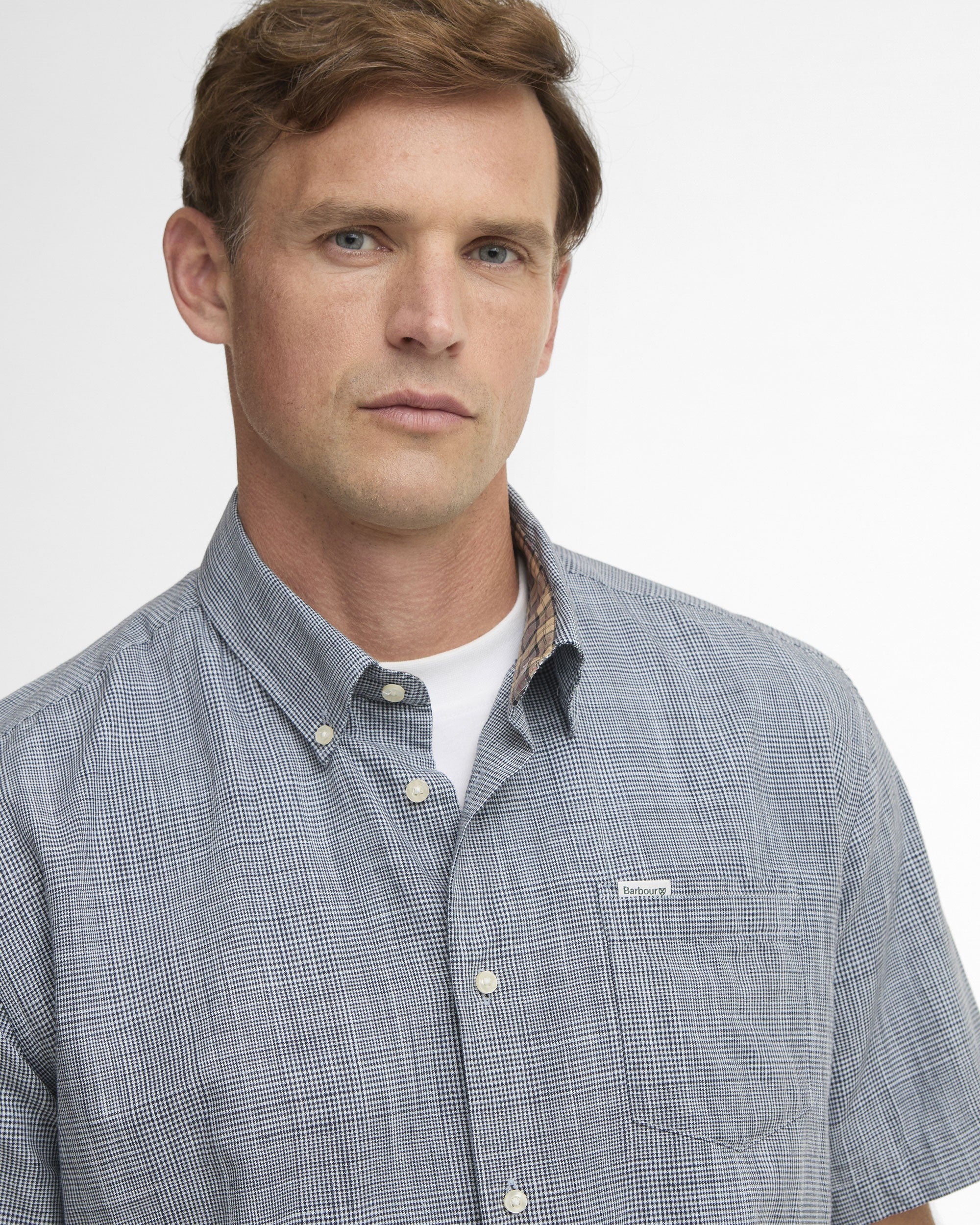 Fleming Linen Blend Regular Shirt - Navy