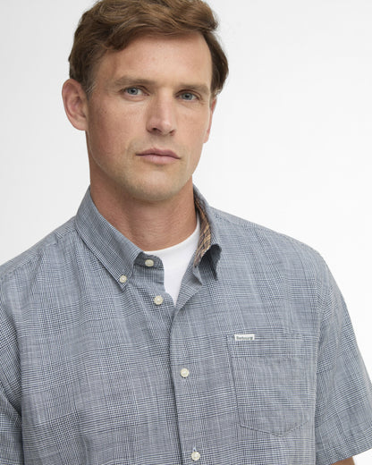 Fleming Linen Blend Regular Shirt - Navy