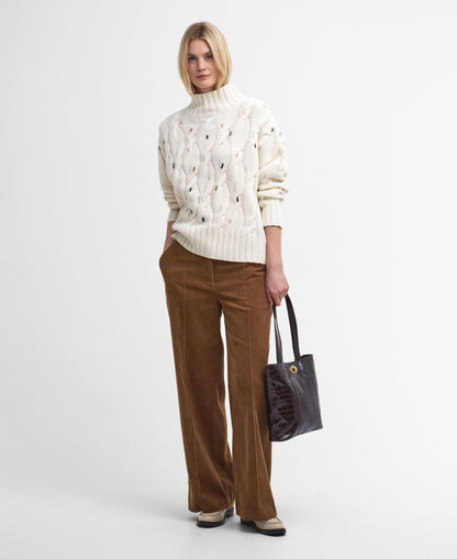 Fleur Knitted Jumper - Ecru