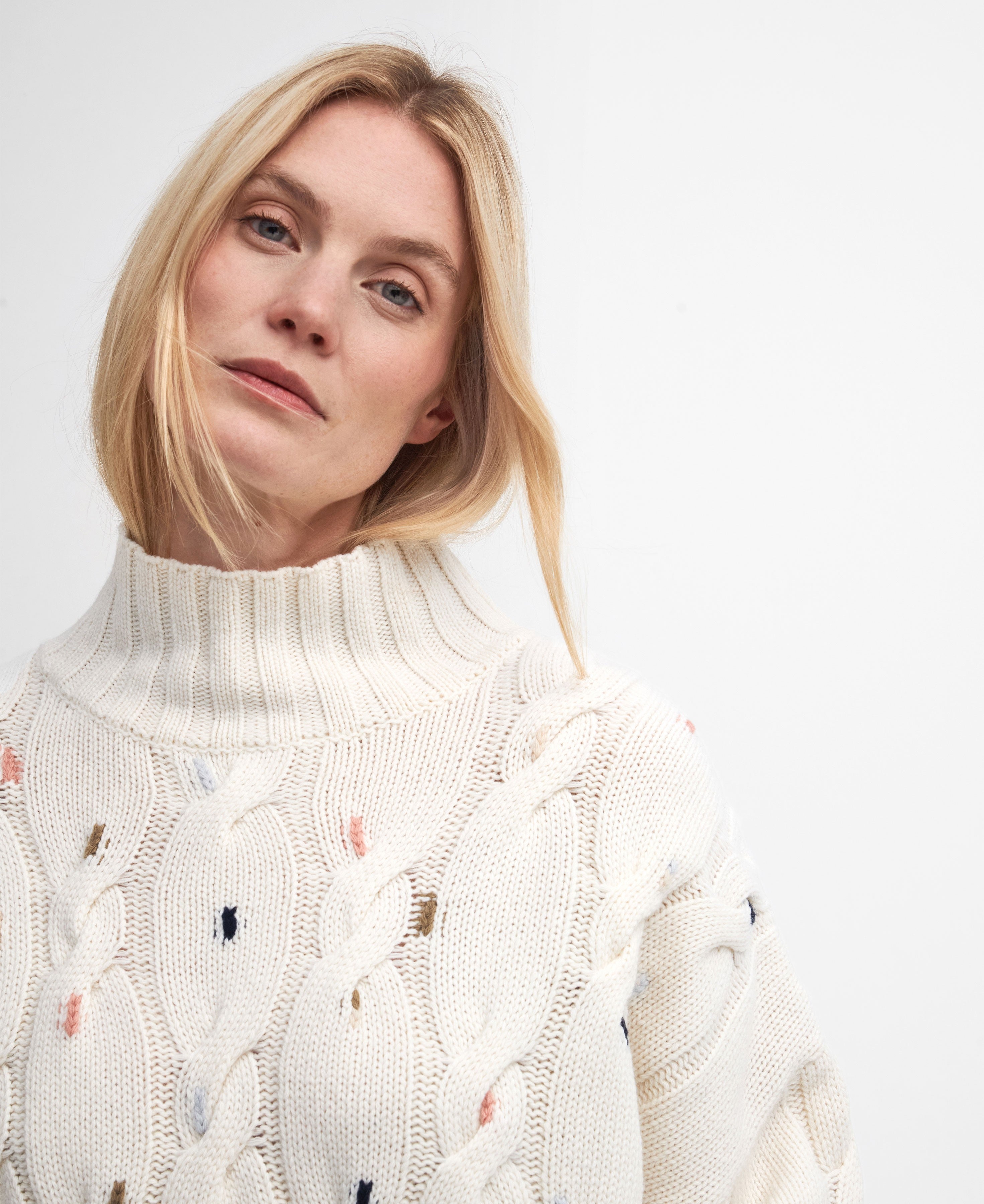 Fleur Knitted Jumper - Ecru