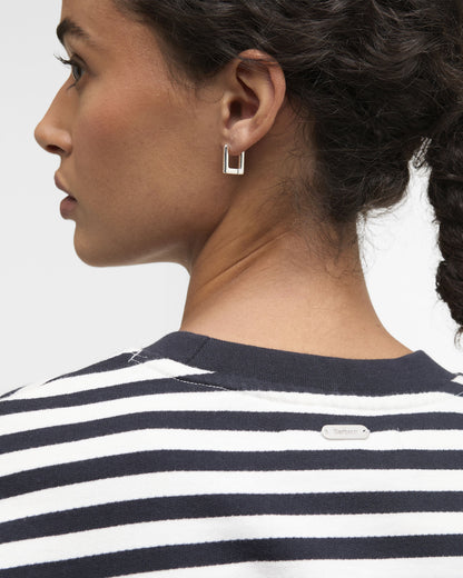 Gabby Sweatshirt - Dark Navy Stripe