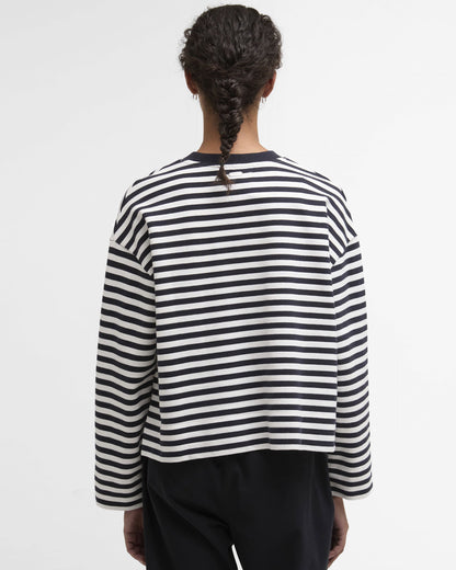 Gabby Sweatshirt - Dark Navy Stripe