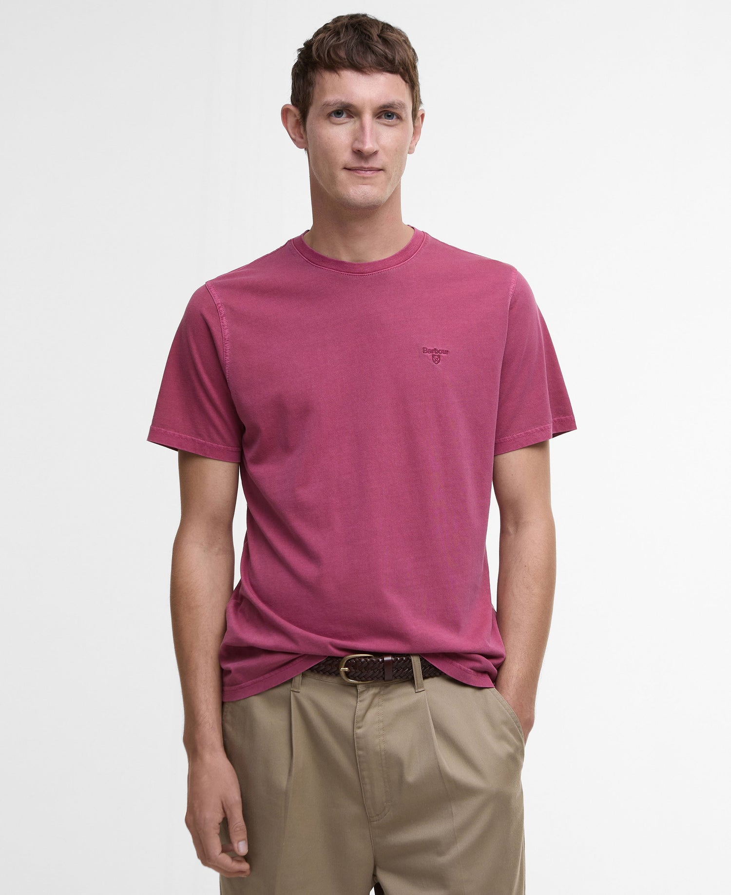 Garment Dyed T-Shirt - Washed Raspberry