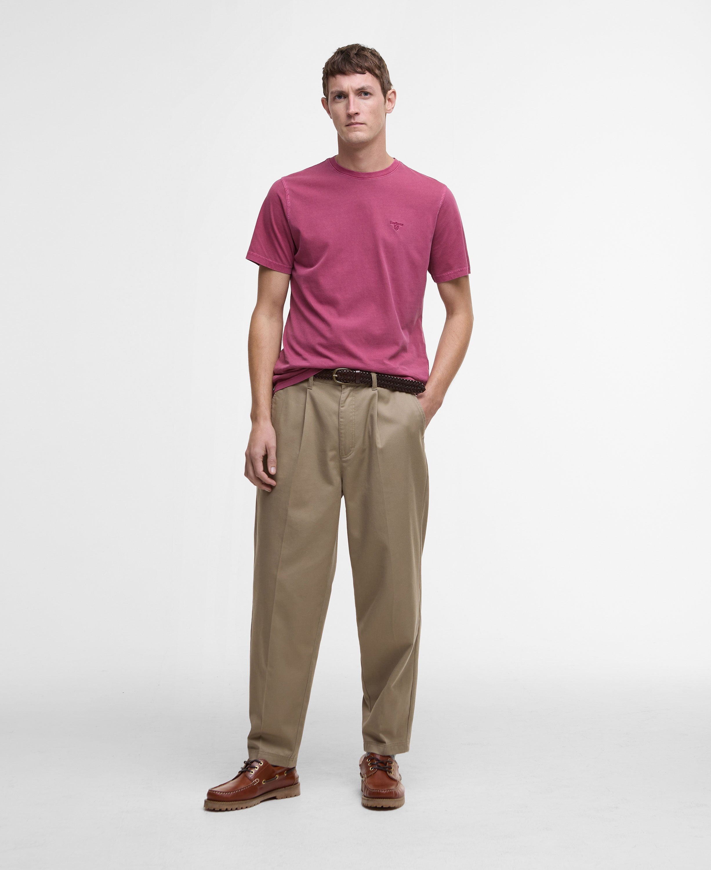 Garment Dyed T-Shirt - Washed Raspberry