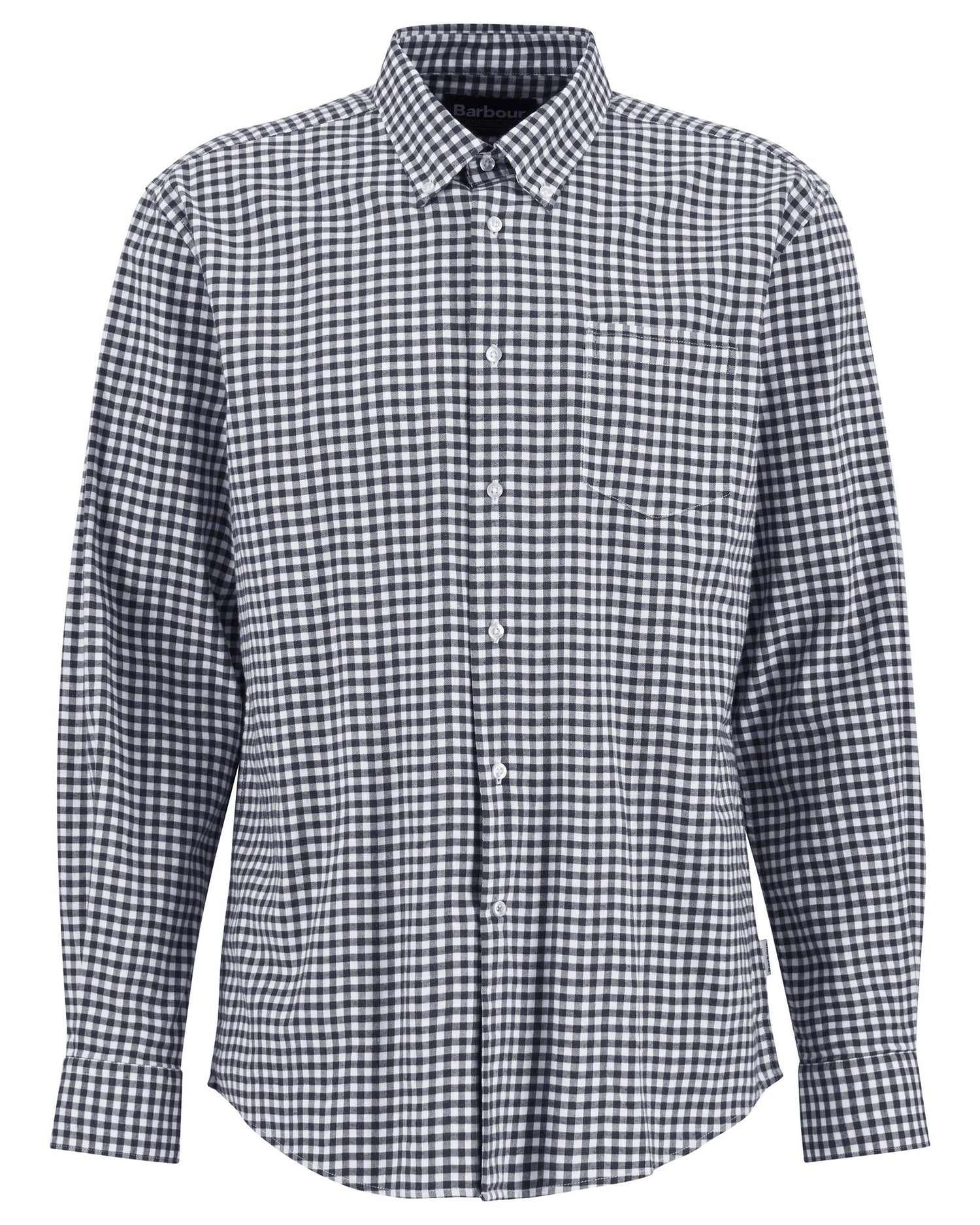 Gingham Aukside Regular Shirt - Navy