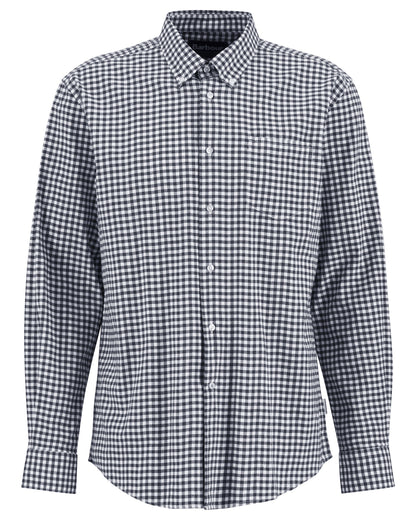 Gingham Aukside Regular Shirt - Navy