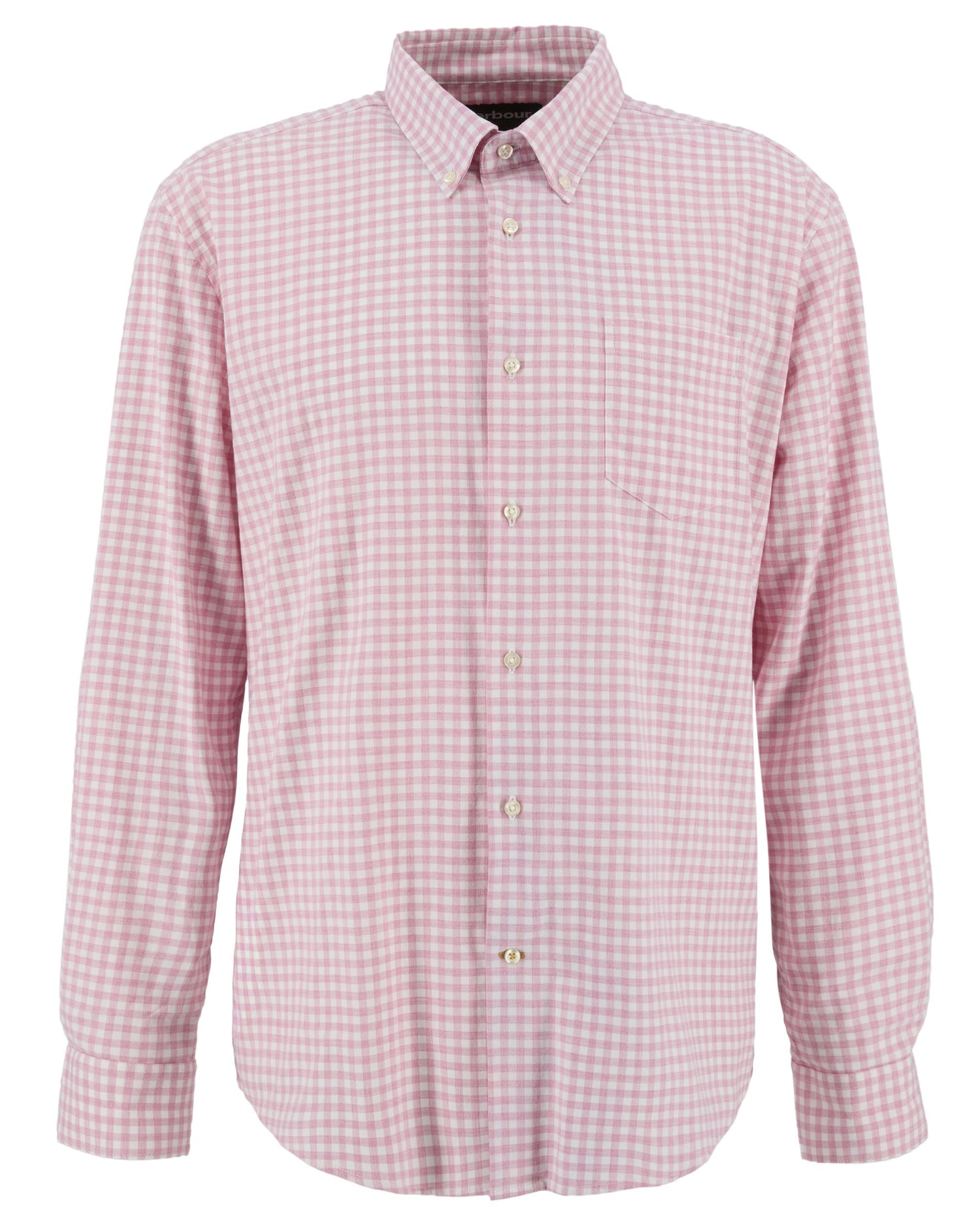 Gingham Aukside Regular Shirt - Pink