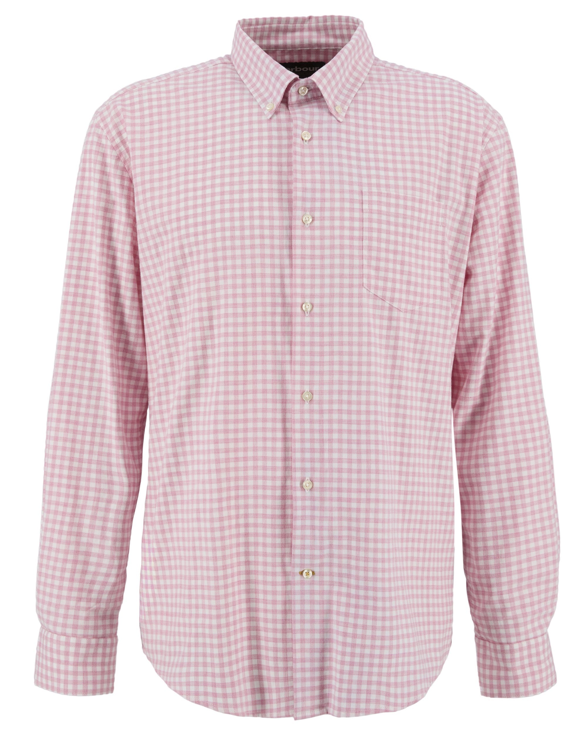 Gingham Aukside Regular Shirt - Pink