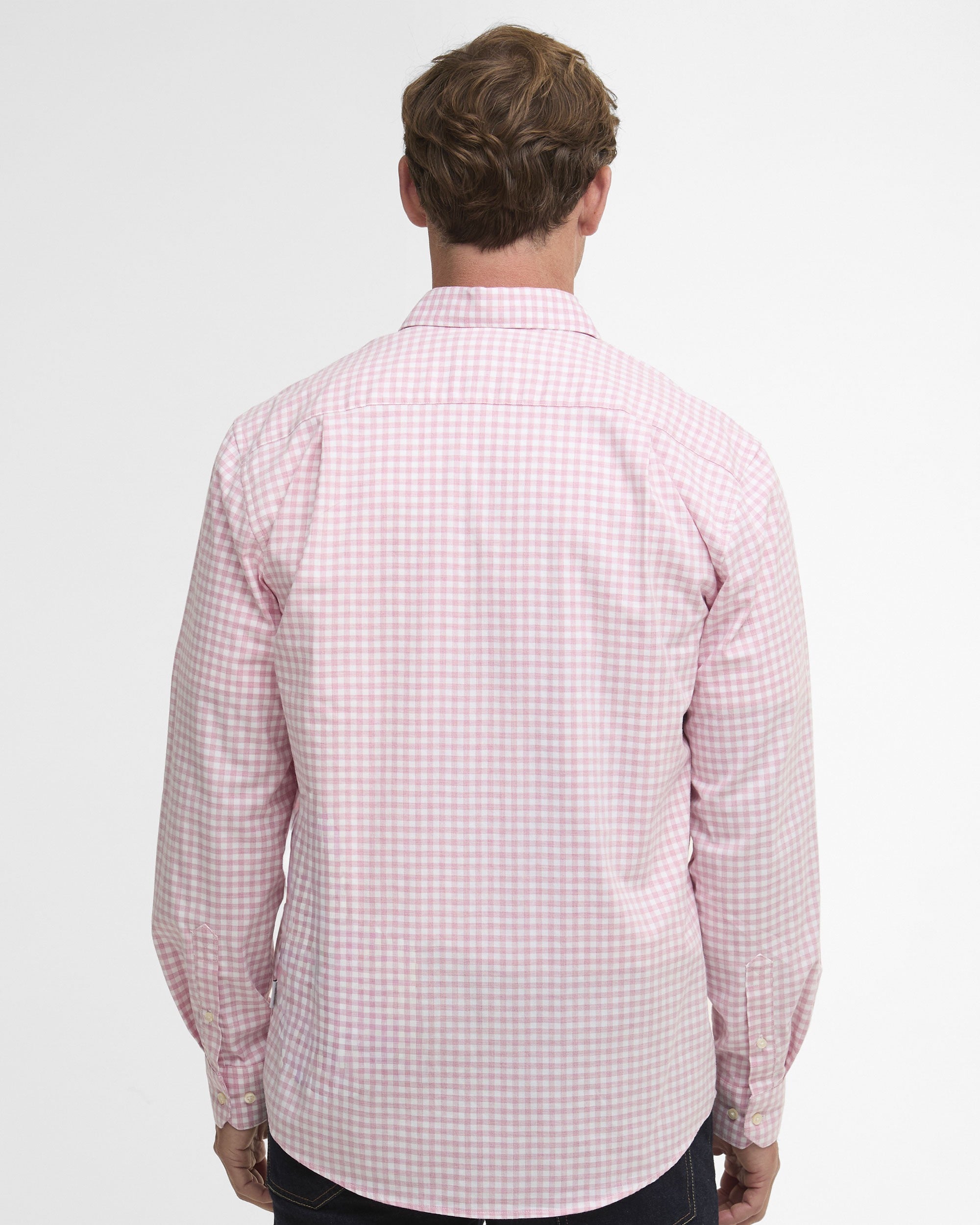 Gingham Aukside Regular Shirt - Pink