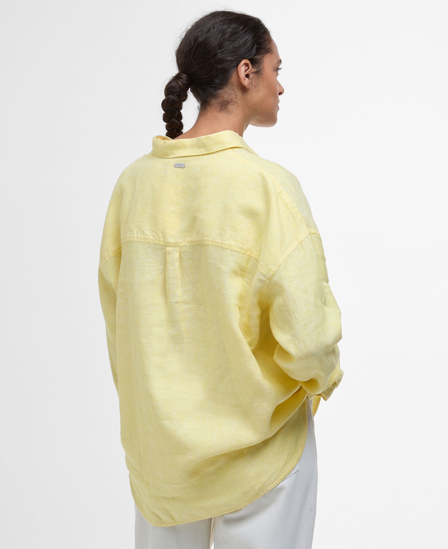 Hampton Relaxed Linen Shirt - Sunray Yellow