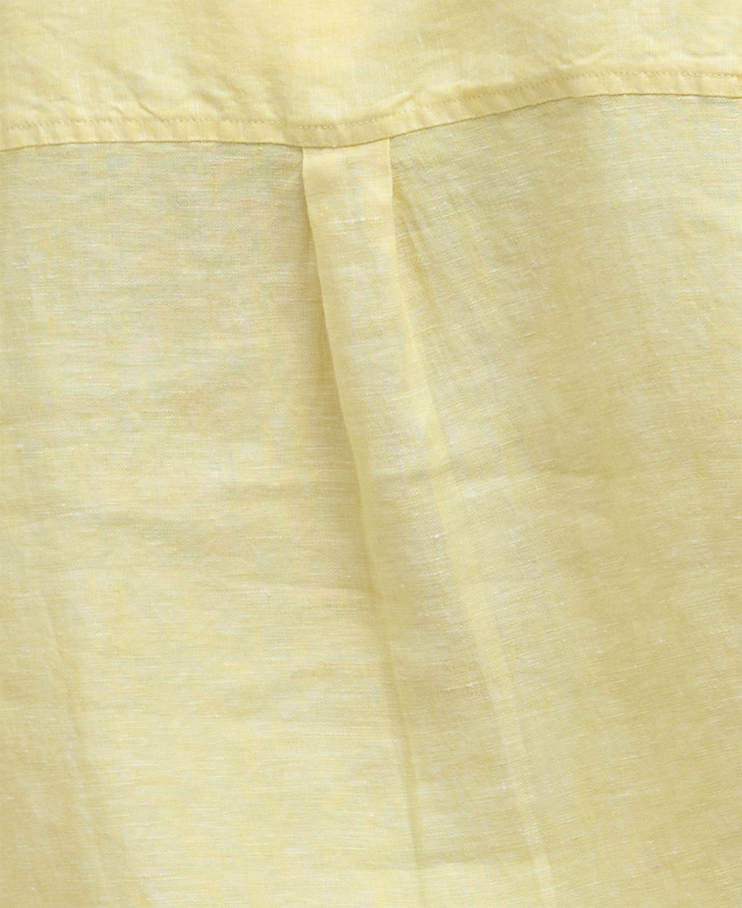 Hampton Relaxed Linen Shirt - Sunray Yellow