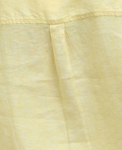 Hampton Relaxed Linen Shirt - Sunray Yellow