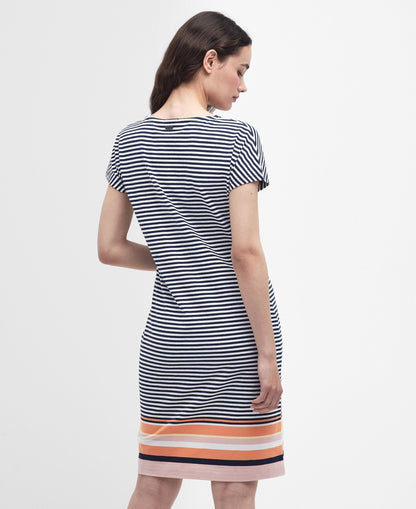 Harewood Stripe Dress - Navy Multi Stripe