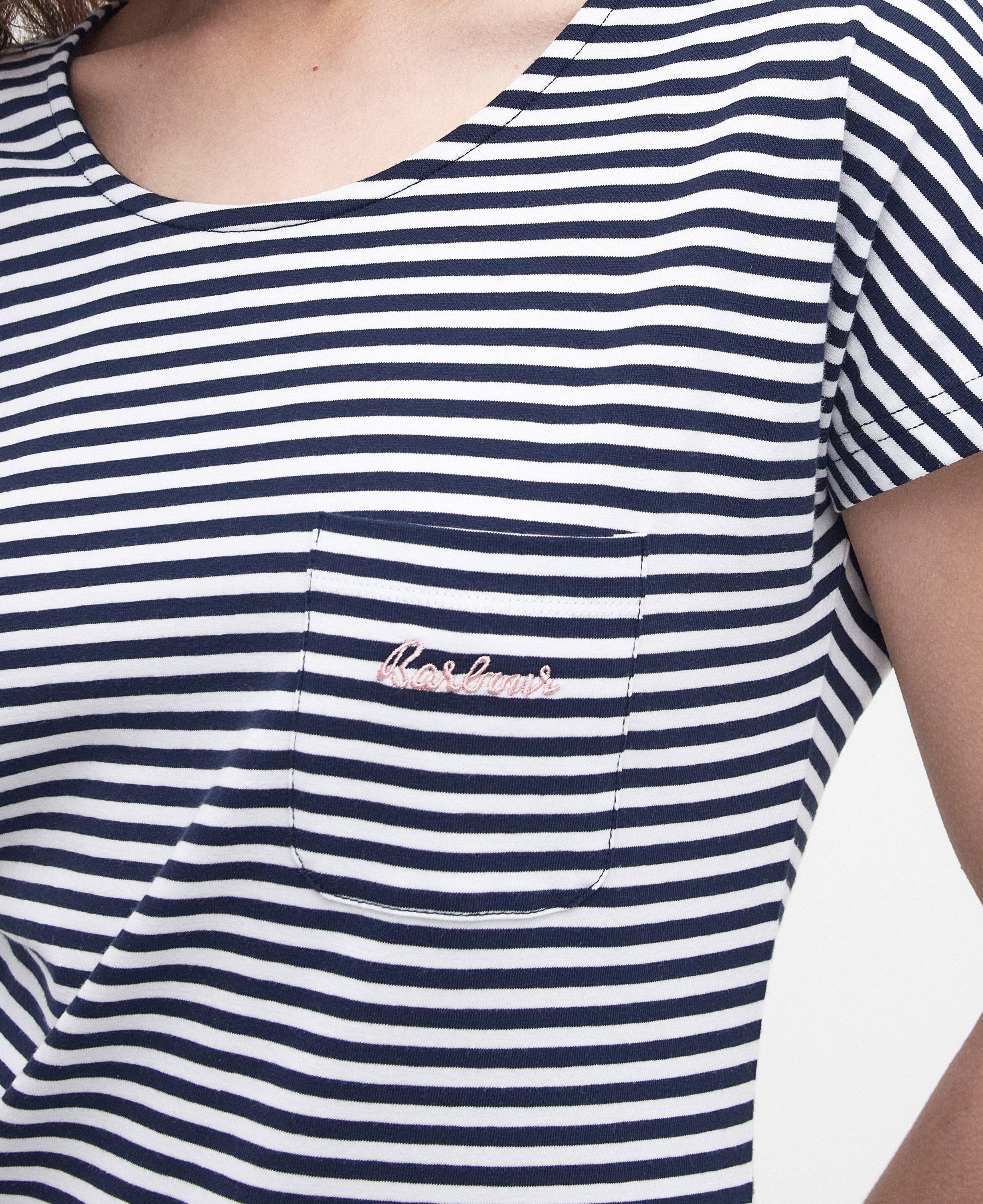 Harewood Stripe Dress - Navy Multi Stripe