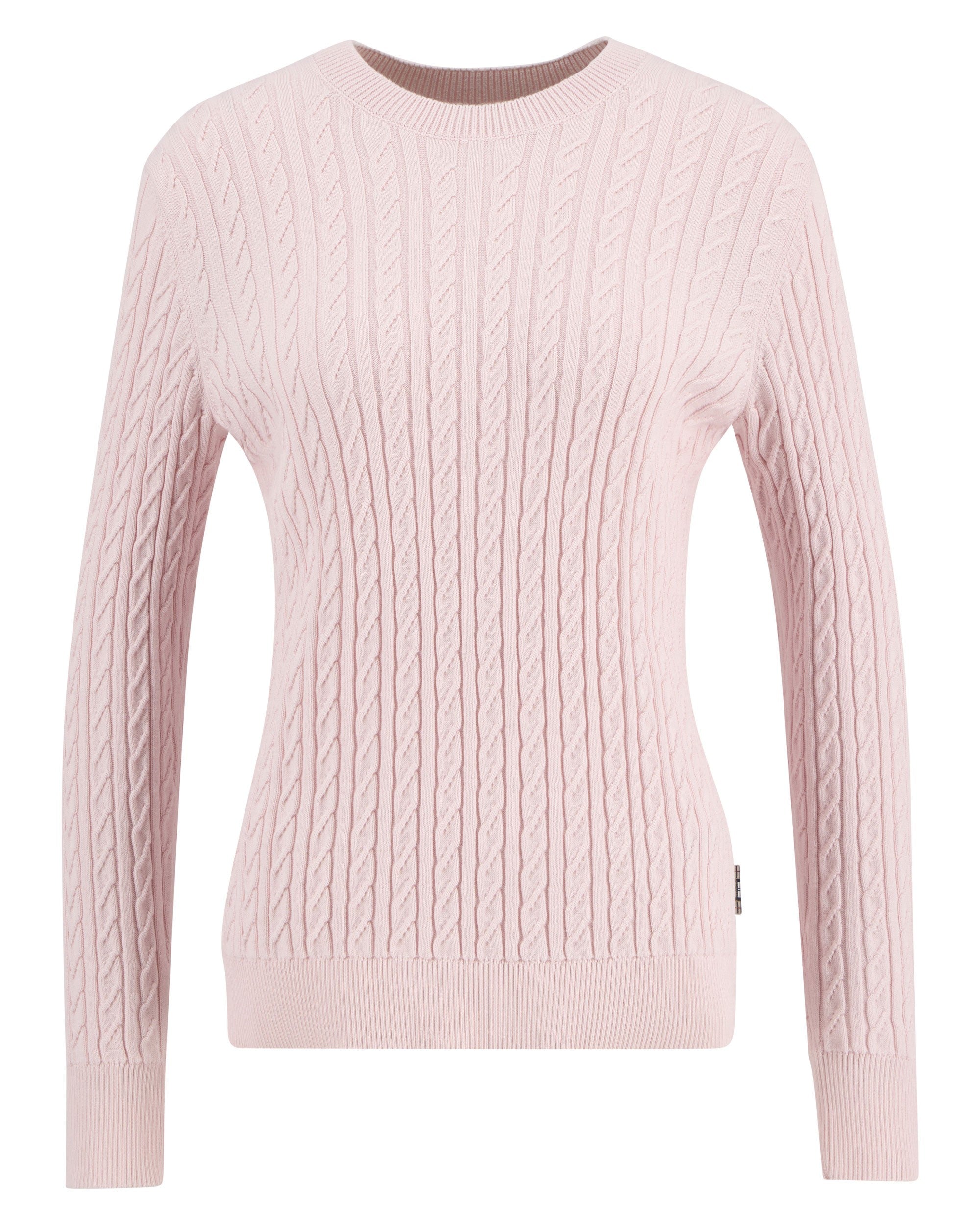 Hartland Crew Knitted Jumper - Pink