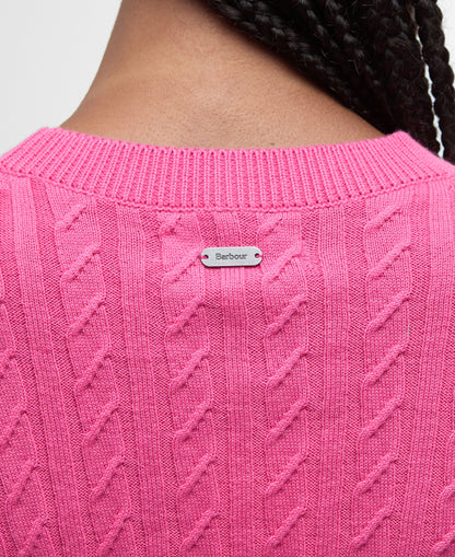 Hartland Crew Neck Jumper - Rose Pink