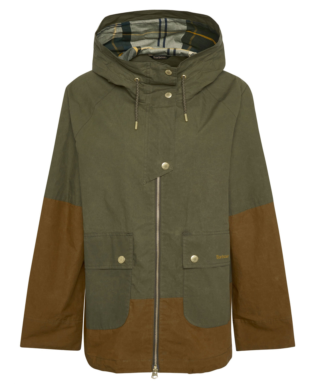 Hayley Showerproof Jacket - Dusky Green/Breen/Ancient Tartan