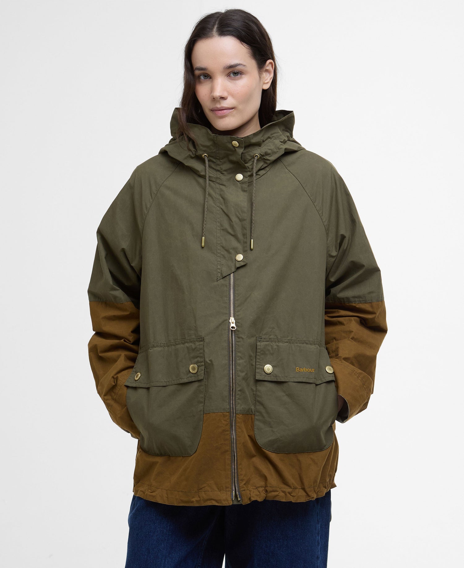 Hayley Showerproof Jacket - Dusky Green/Breen/Ancient Tartan