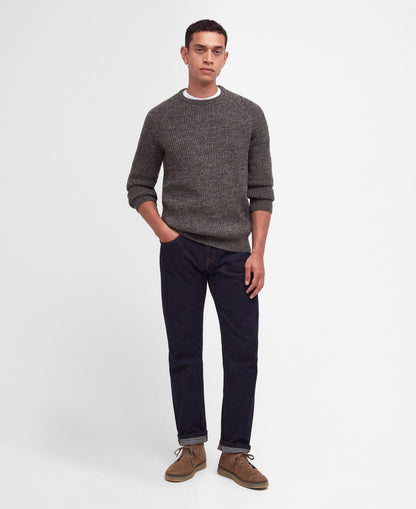 Horseford Crew Neck Jumper - Olive