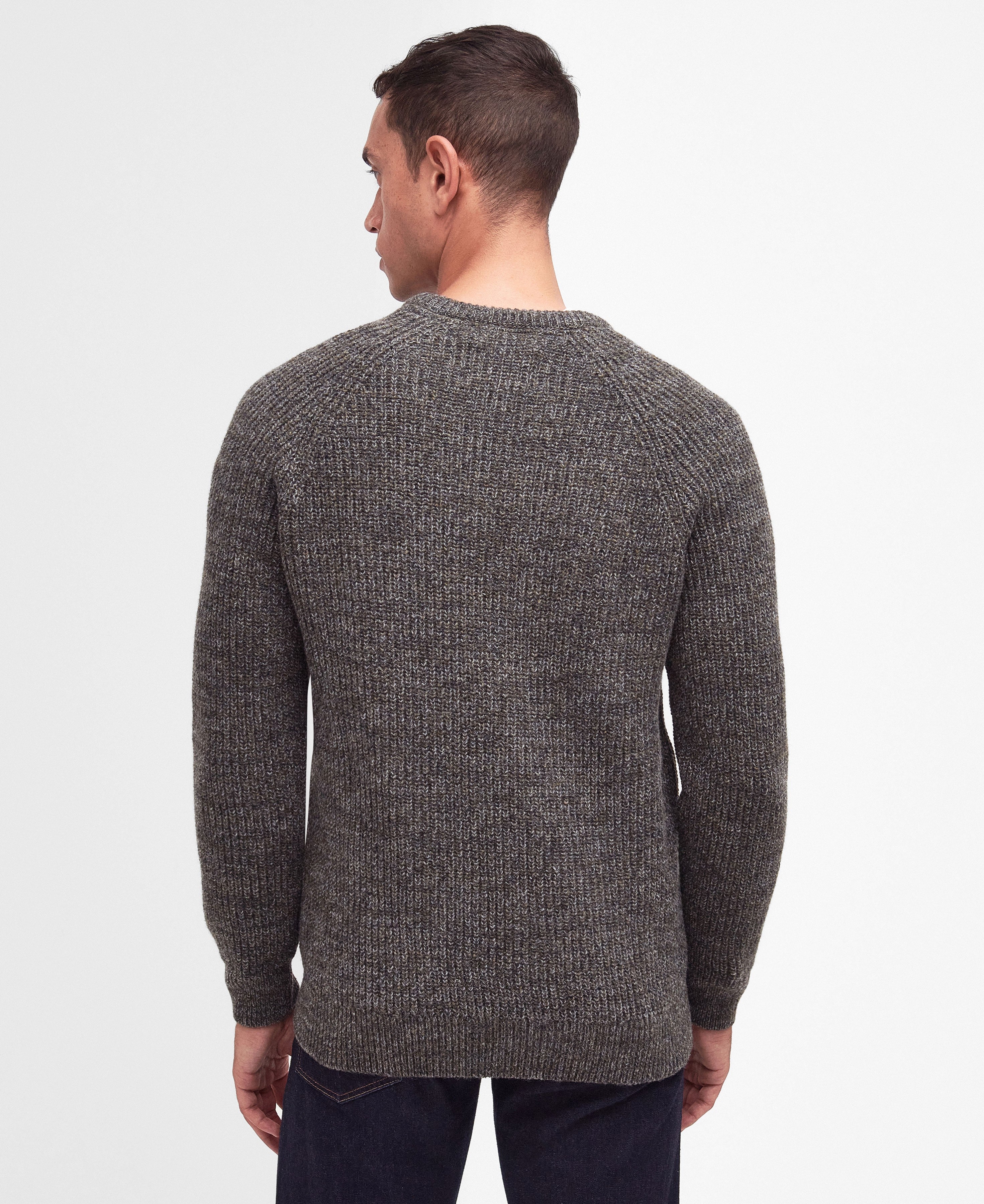 Horseford Crew Neck Jumper - Olive