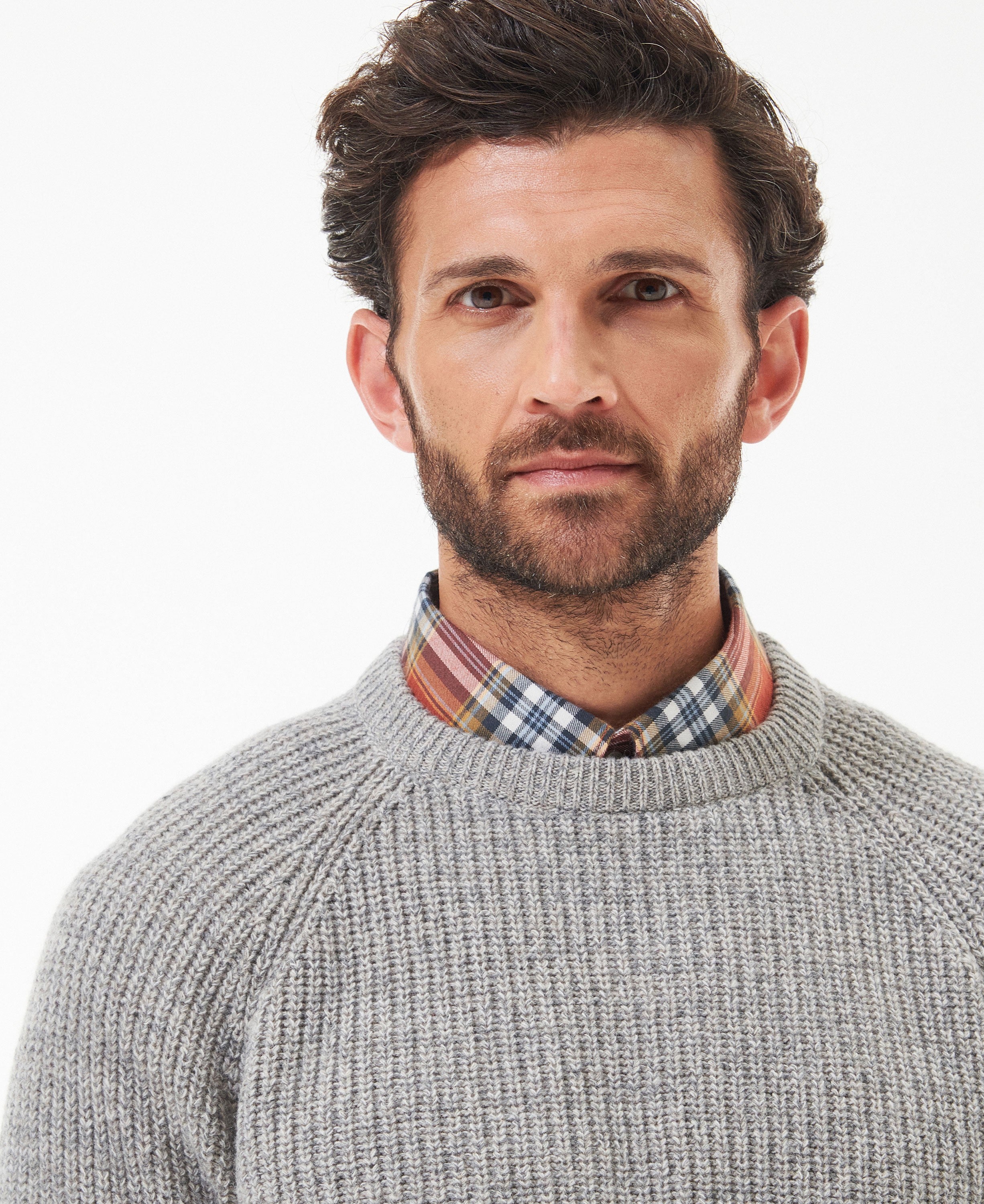 Horseford Crew Neck Jumper - Stone