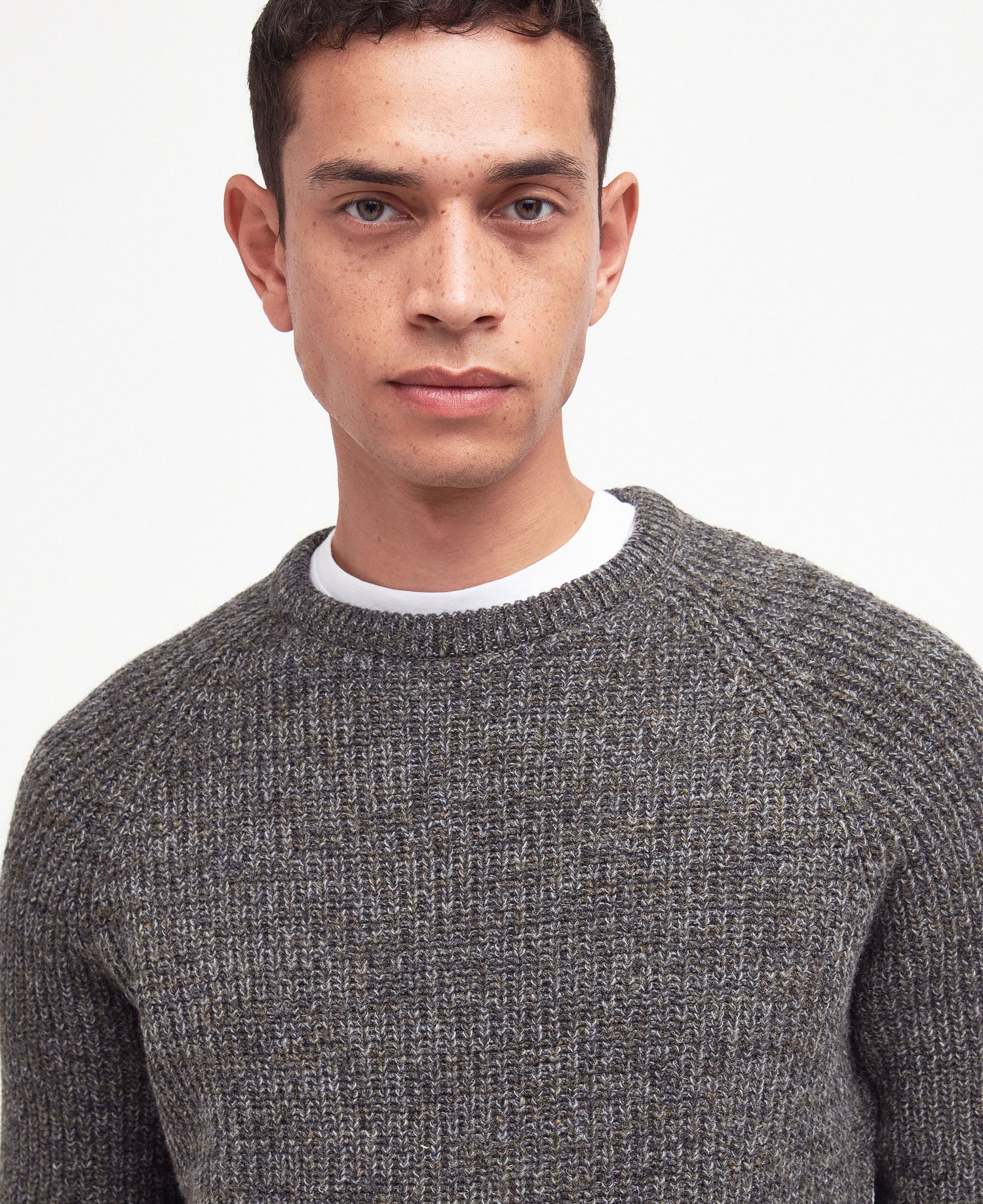 Horseford Crew Neck Jumper - Olive